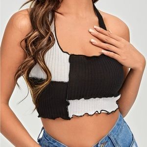 Multicolored crop top